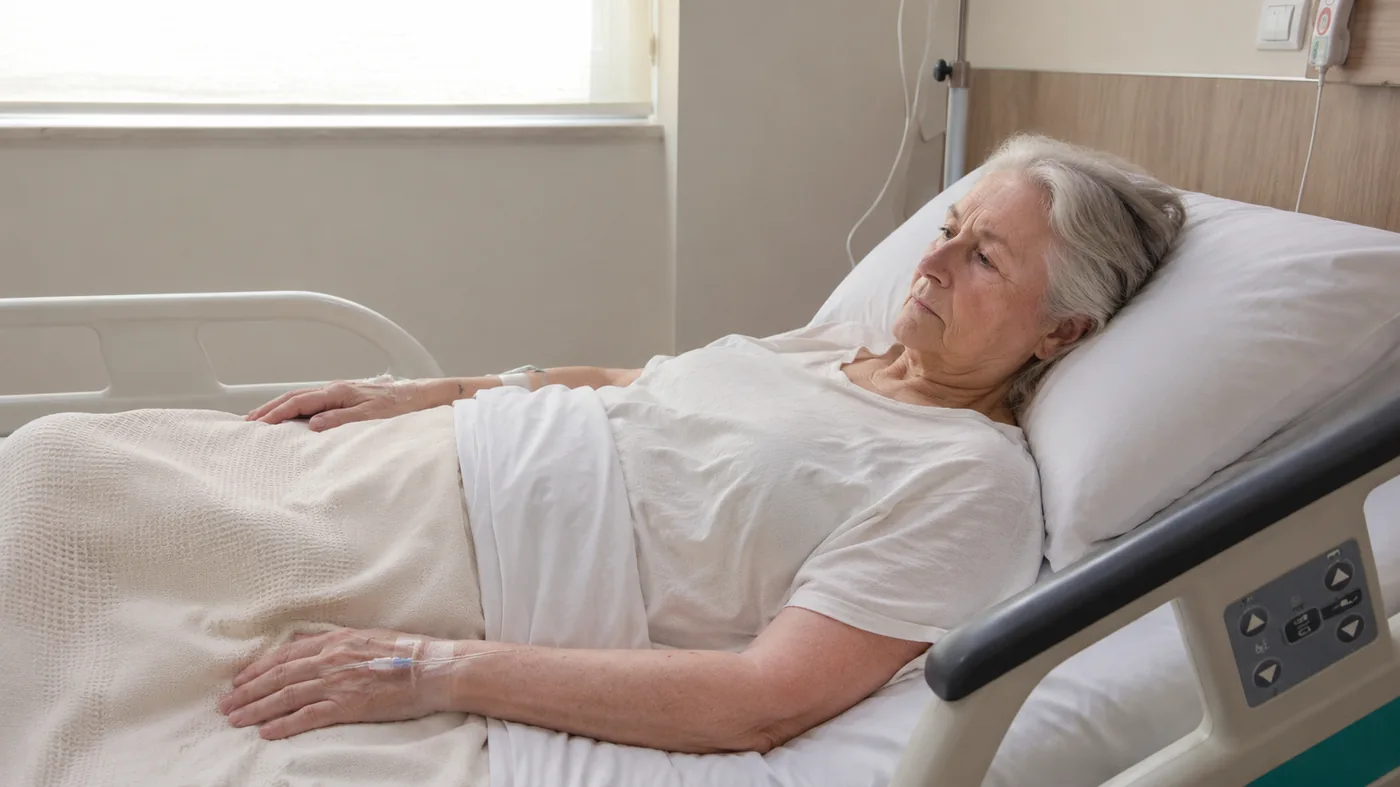 Hospital ICU after septic shock